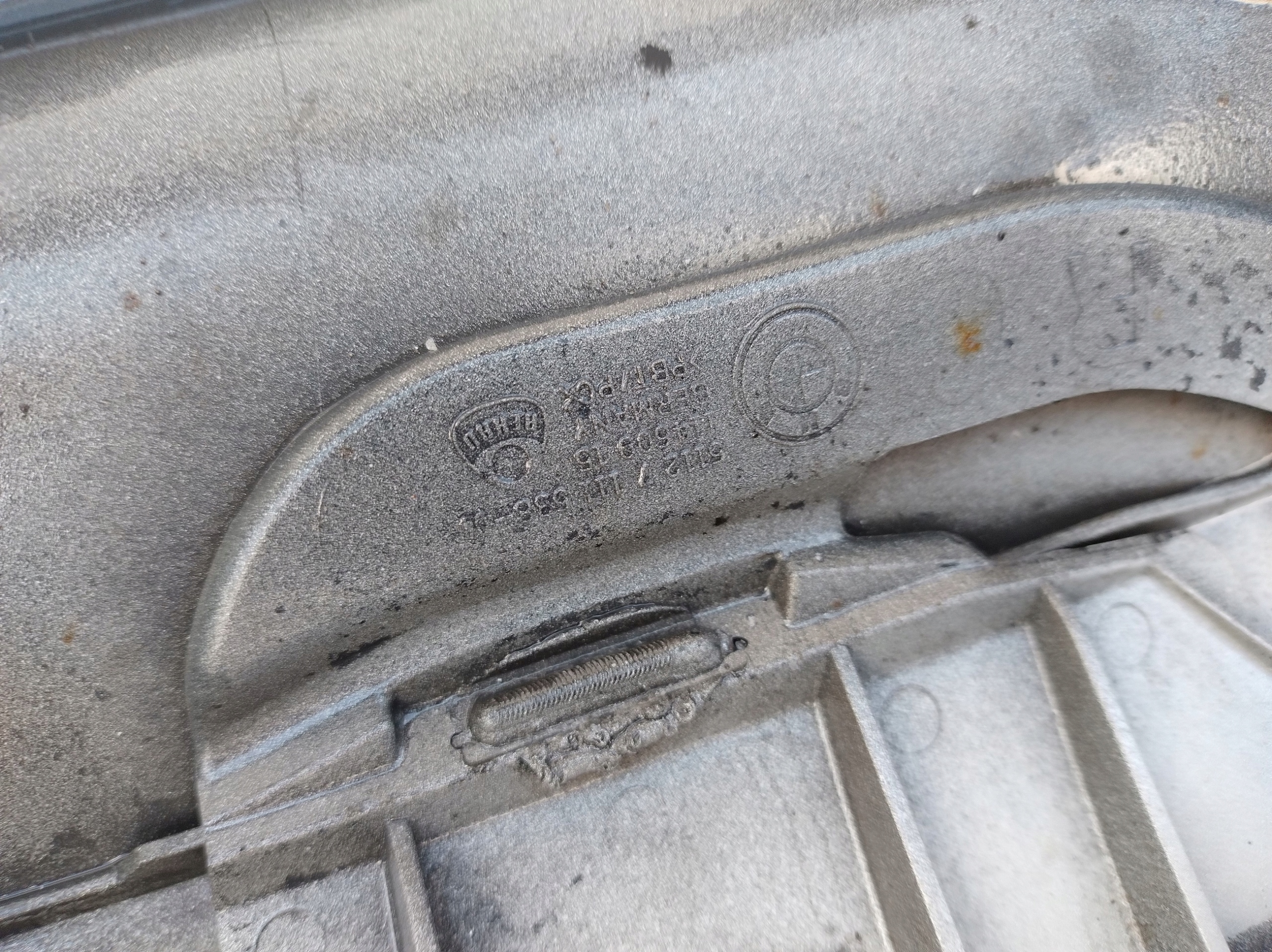 BMW 6 E63 E64 bumper rear part rear below sensors 5112065660 XC40JR