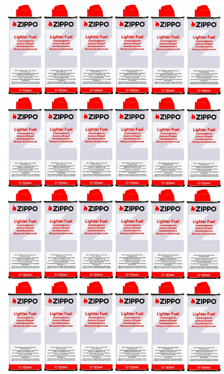 Sada Zippo 24 x Benzín pro zapalovače Příslušenství