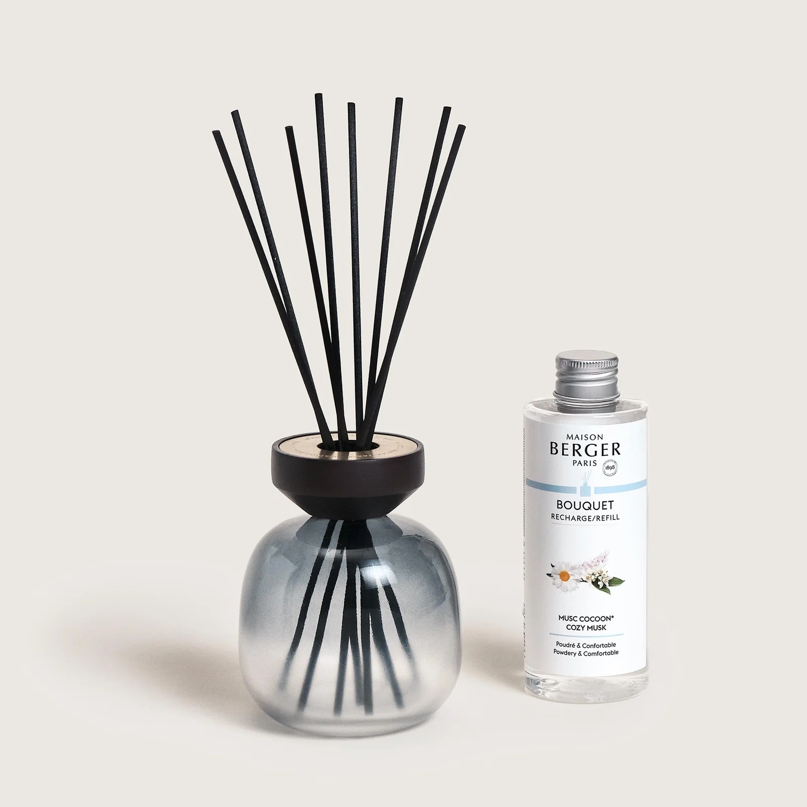 Maison Berger Paris Wood Noir Givré Cozy Musk 180 ml difuzér náplň