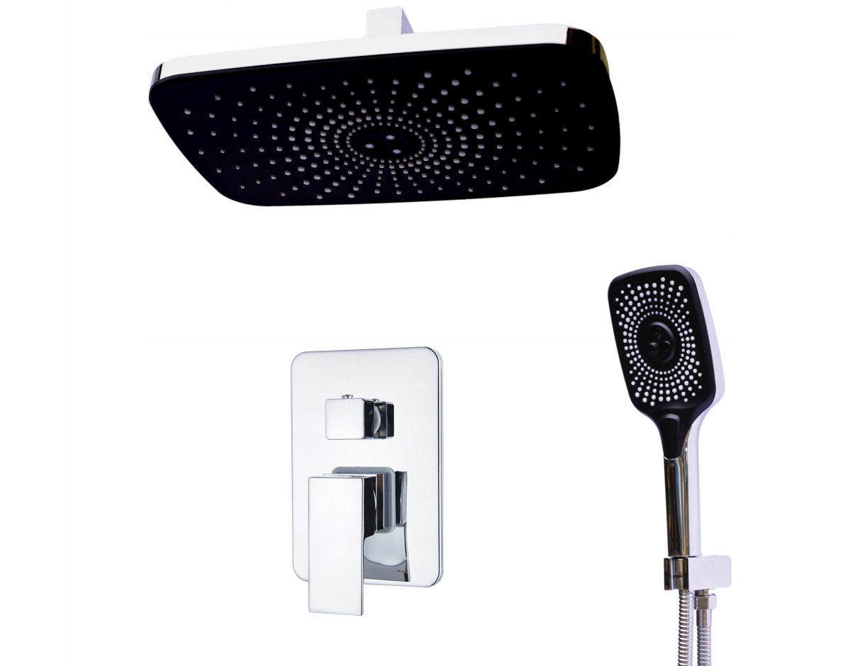Stříbrný Sprchový Set Pod Omítku Chromovaný