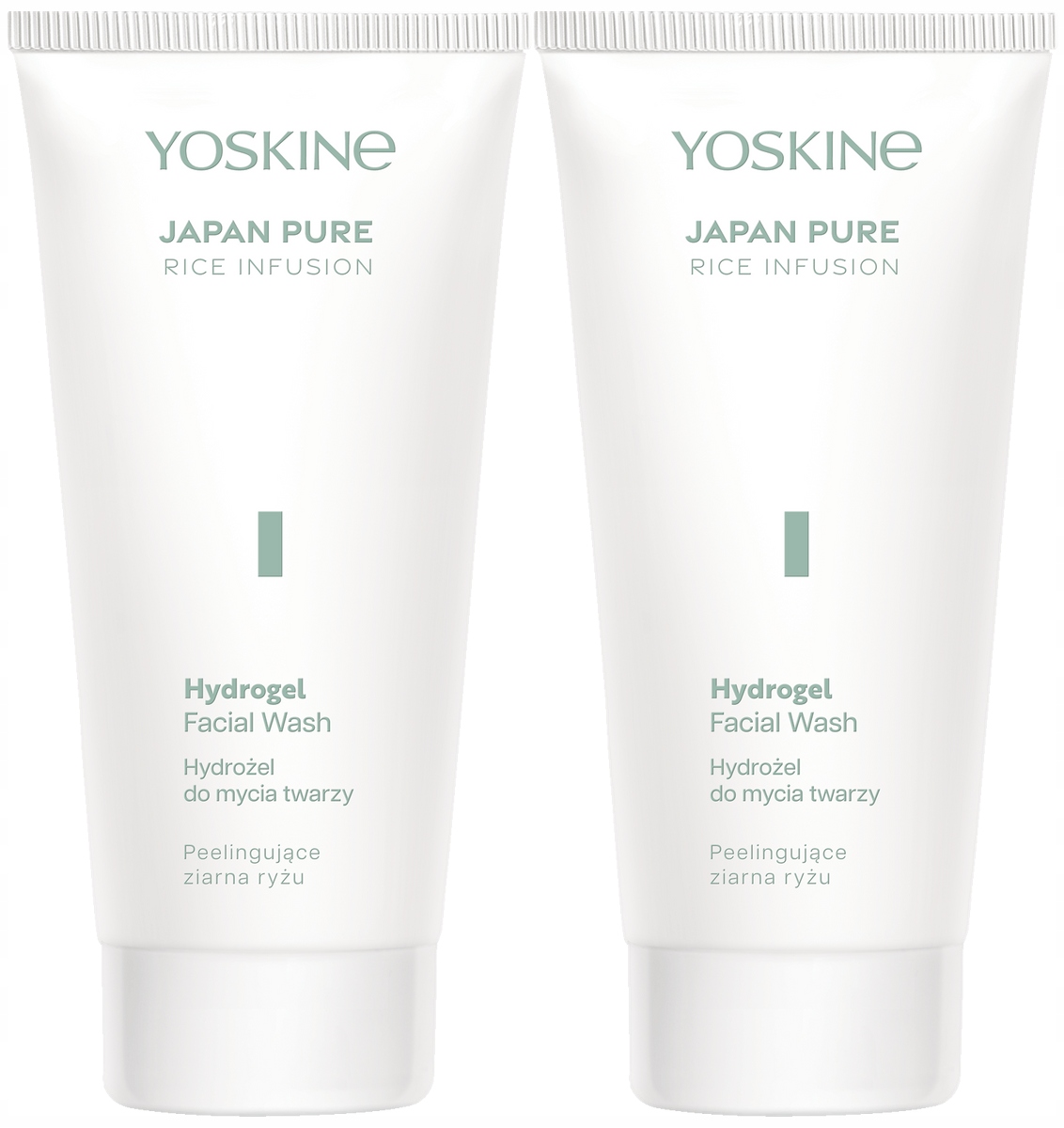 2 kusy Japan Rice Hydrogel na mytí obličeje 150 Ml Yoskine Odblokuje póry
