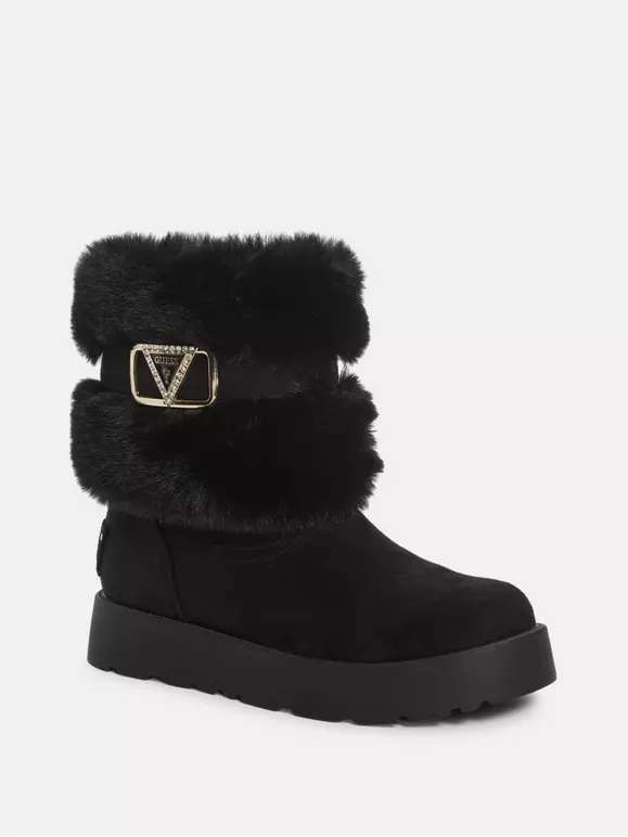 Guess dámské válenky, boty Somer černé 41
