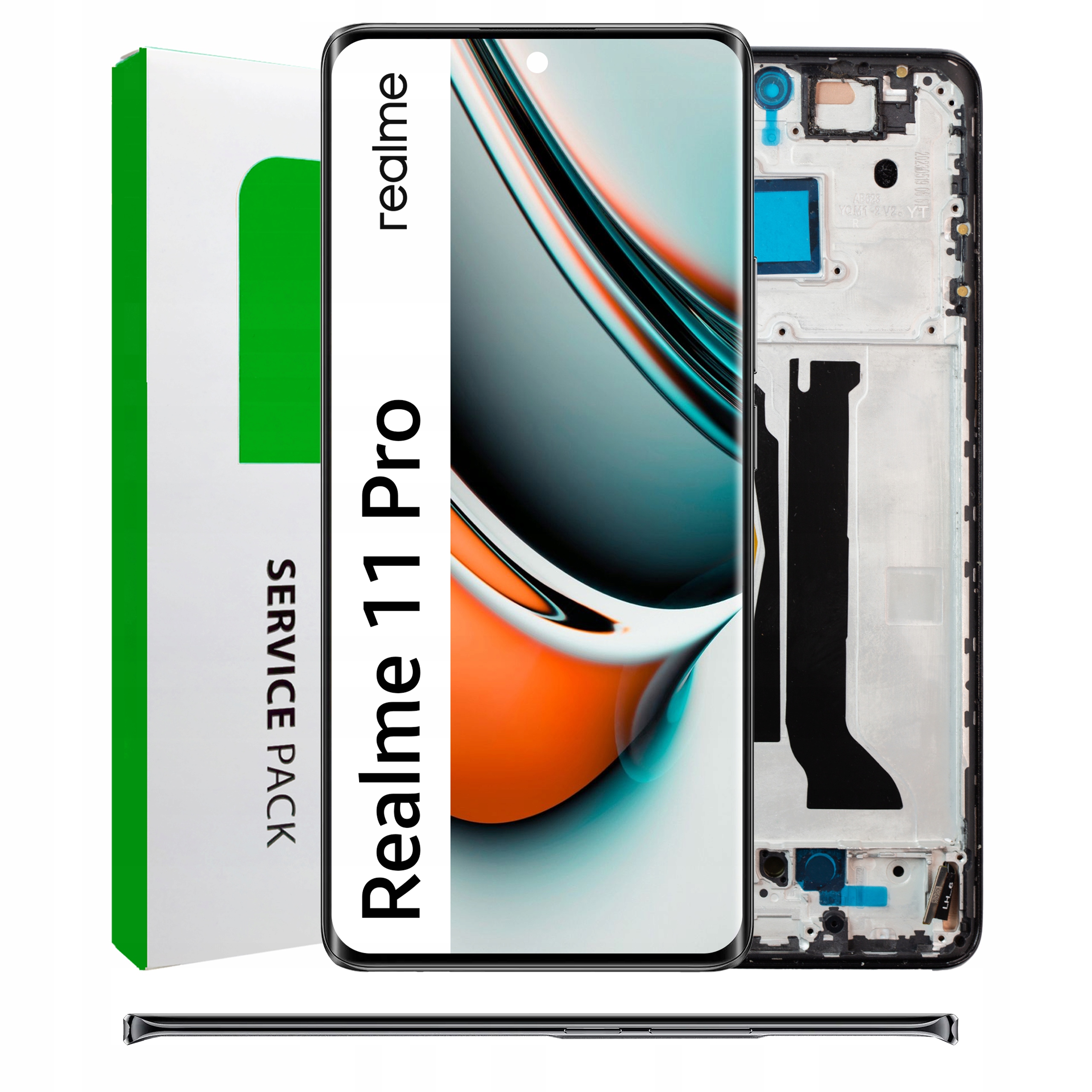 Displej pro Realme 11 Pro LCD displej Rámeček Černá Originál Zila RMX3771