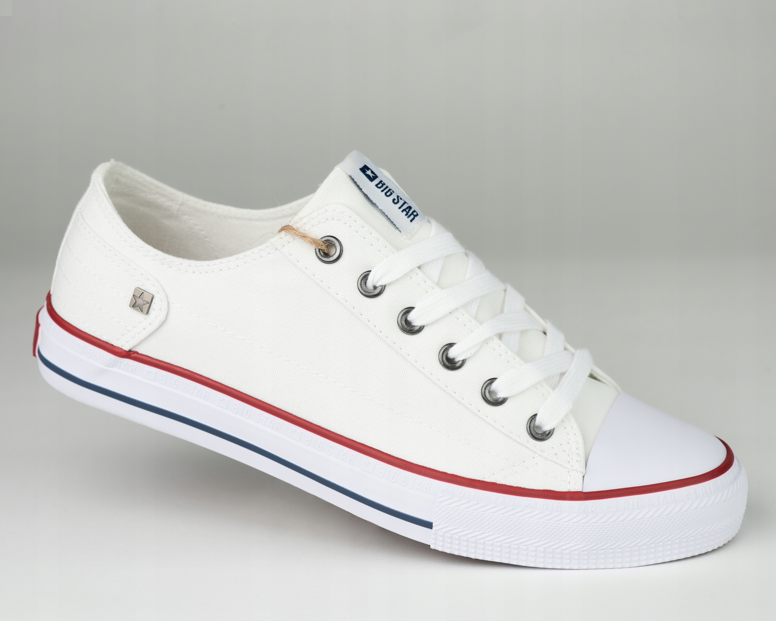 Pánské tenisky sportovní tenisky Big Star DD174271 bílé, látkové, velikost 44