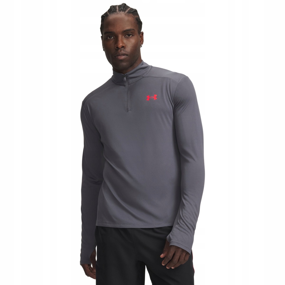 Męska bluza treningowa Under Armour Ua Tech Utility 1/4 Zip Szary S