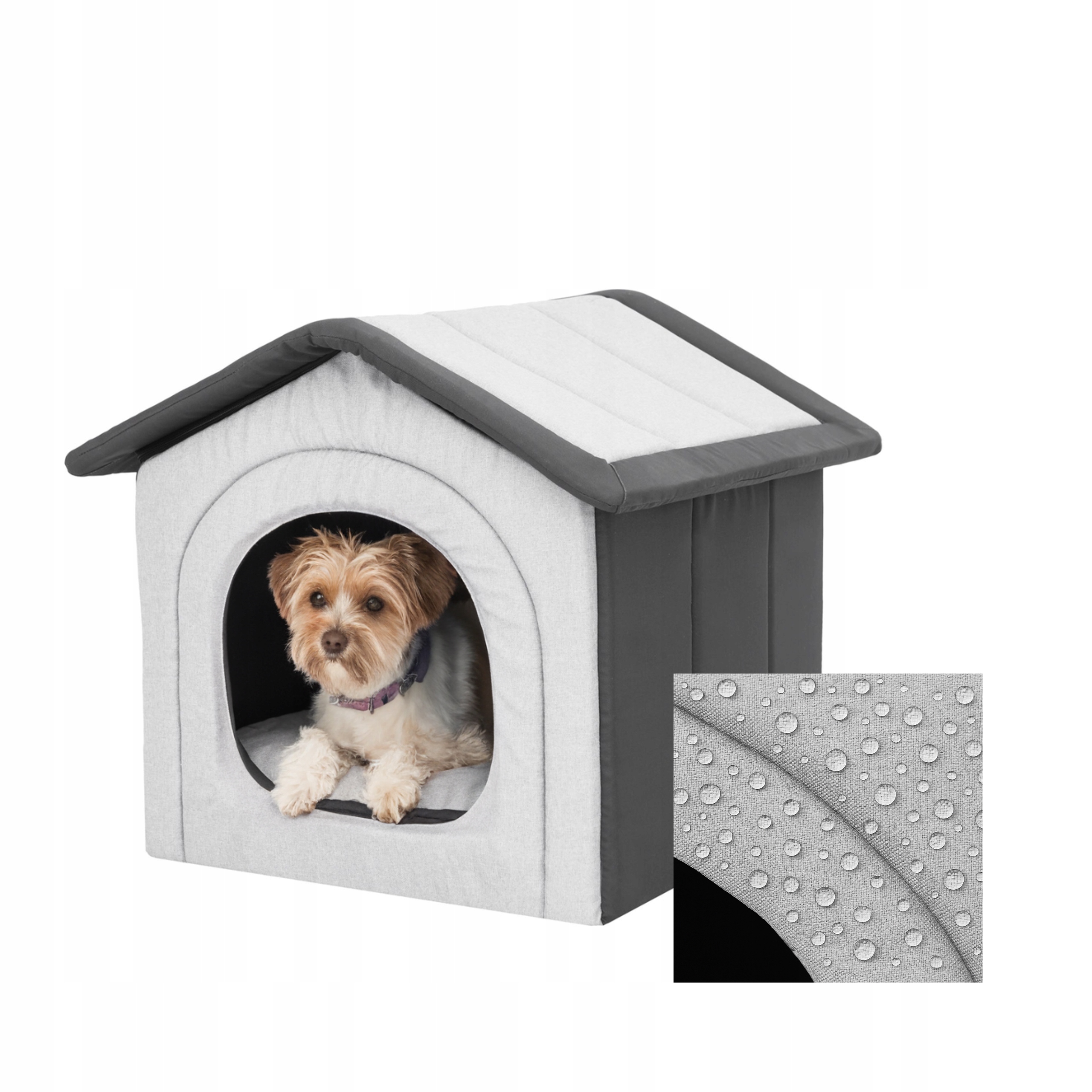 Buda Dla Psa – Legowisko, Miękka Buda, Domek, Posłanie, Doggy 60x70x63 cm