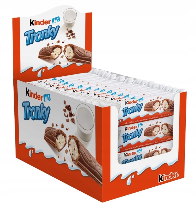 Kinder Tronky Batonik Wafelek Mleczno Czekoladowy 48szt x 18g