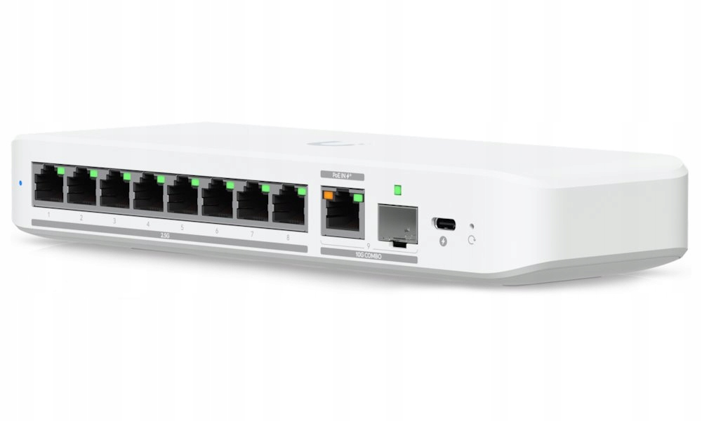 Ubiquiti UniFi Switch Flex 2.5G 8 8x 2.5GbE, 1x 10GbE/ Sfp+ port combo