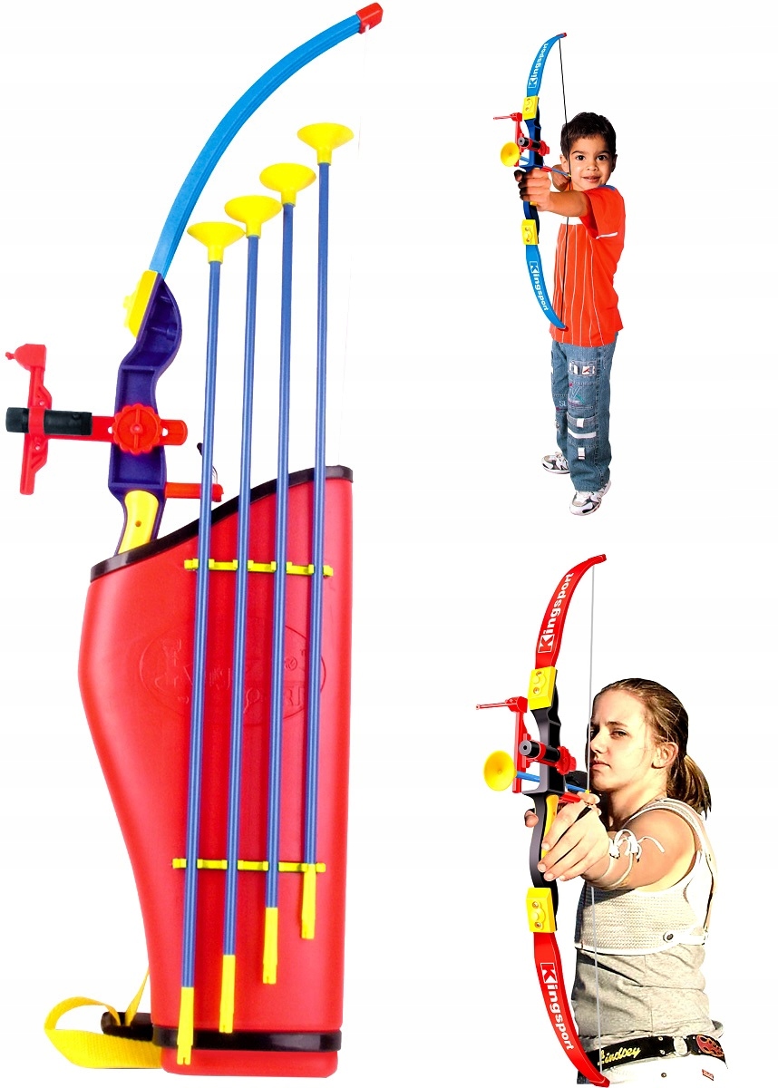

Zestaw Łuczniczy Łuk Cztery Strzały Celownik 78 cm