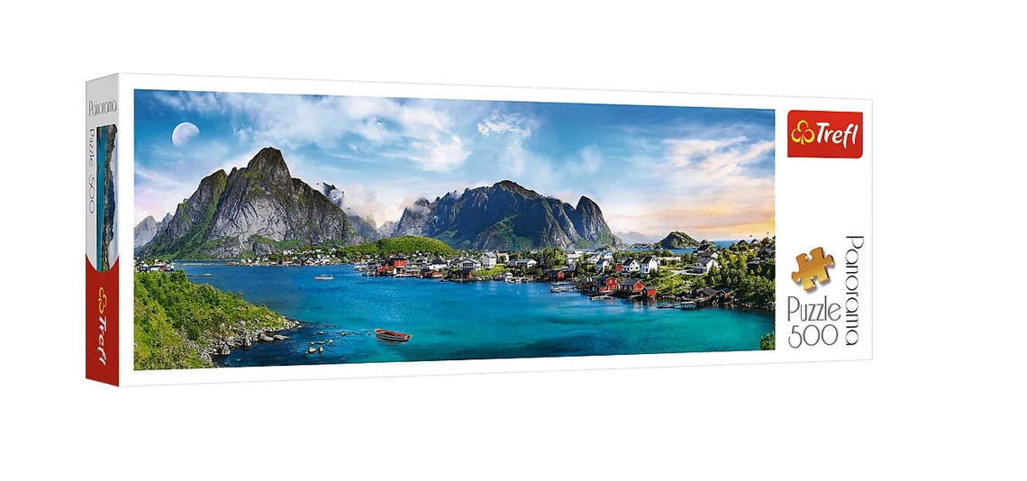 

Puzzle 500 Panorama Archipelag Norwegia Trefl
