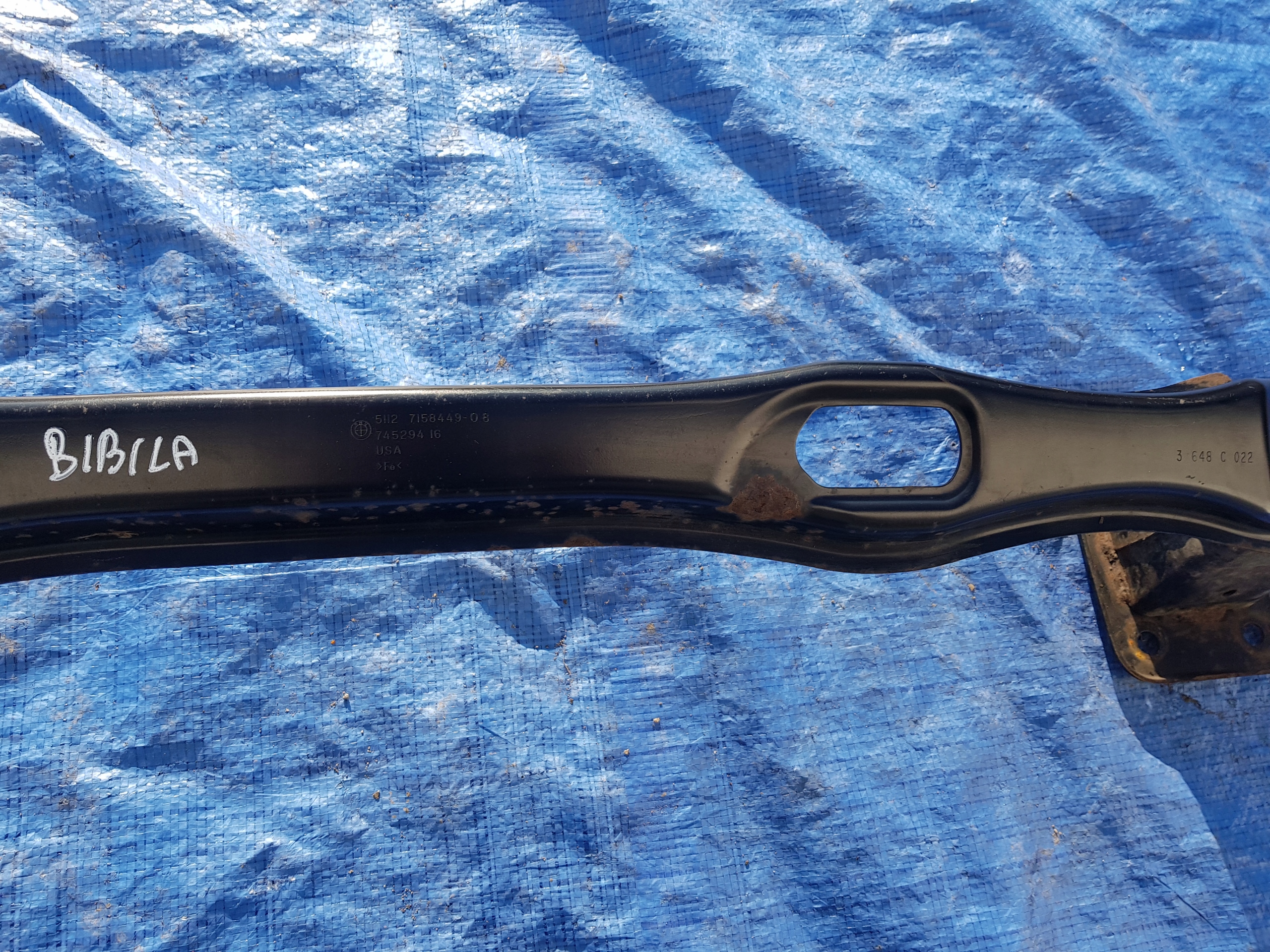 RINFORZO PARAURTI Traversa Paraurti posteriore posteriore BMW X5 E70 7158449