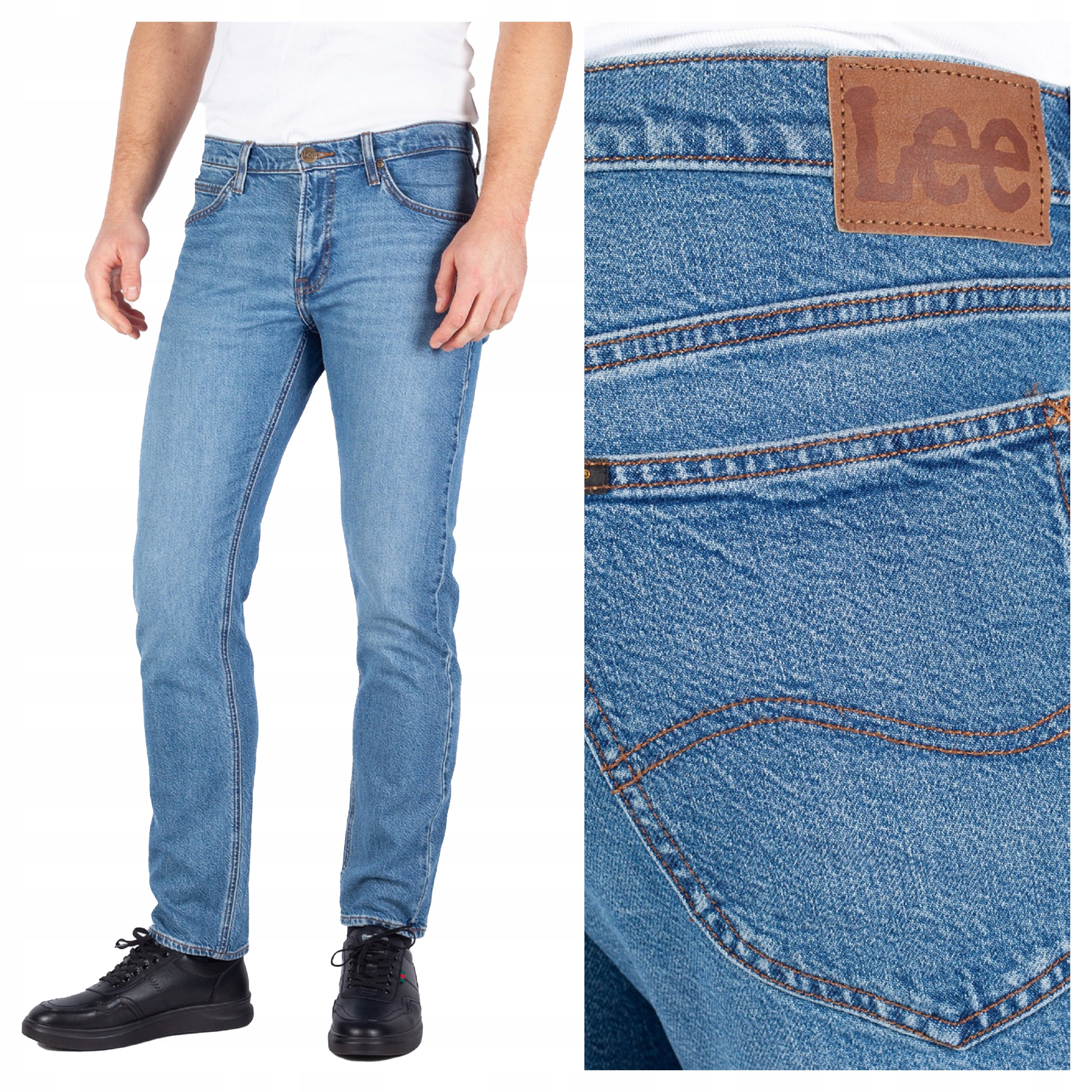 Lee Daren Zip Fly W30 L30 Pánské džíny Jednoduché