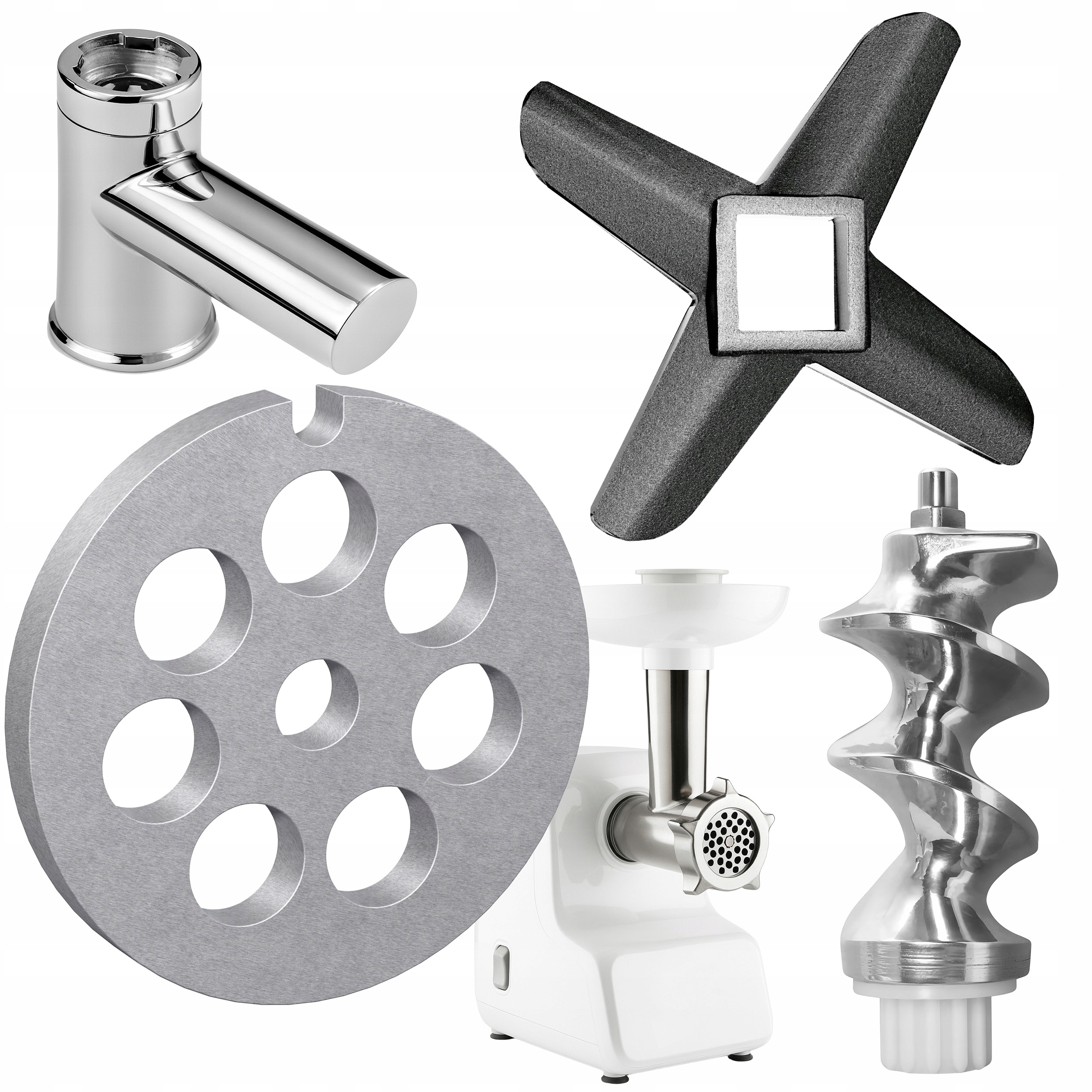 Sada Zelmer č. Mlecí komora Sítko č. 8 Nůž Hlemýžď