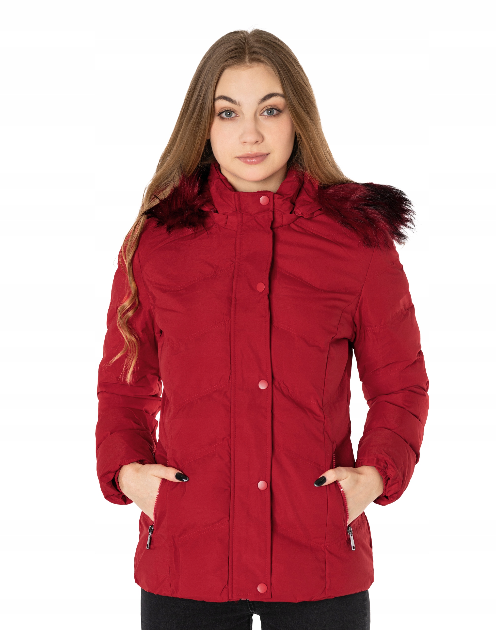 Teplá Zimní Bunda typu Alaska 9057-3, velikost S