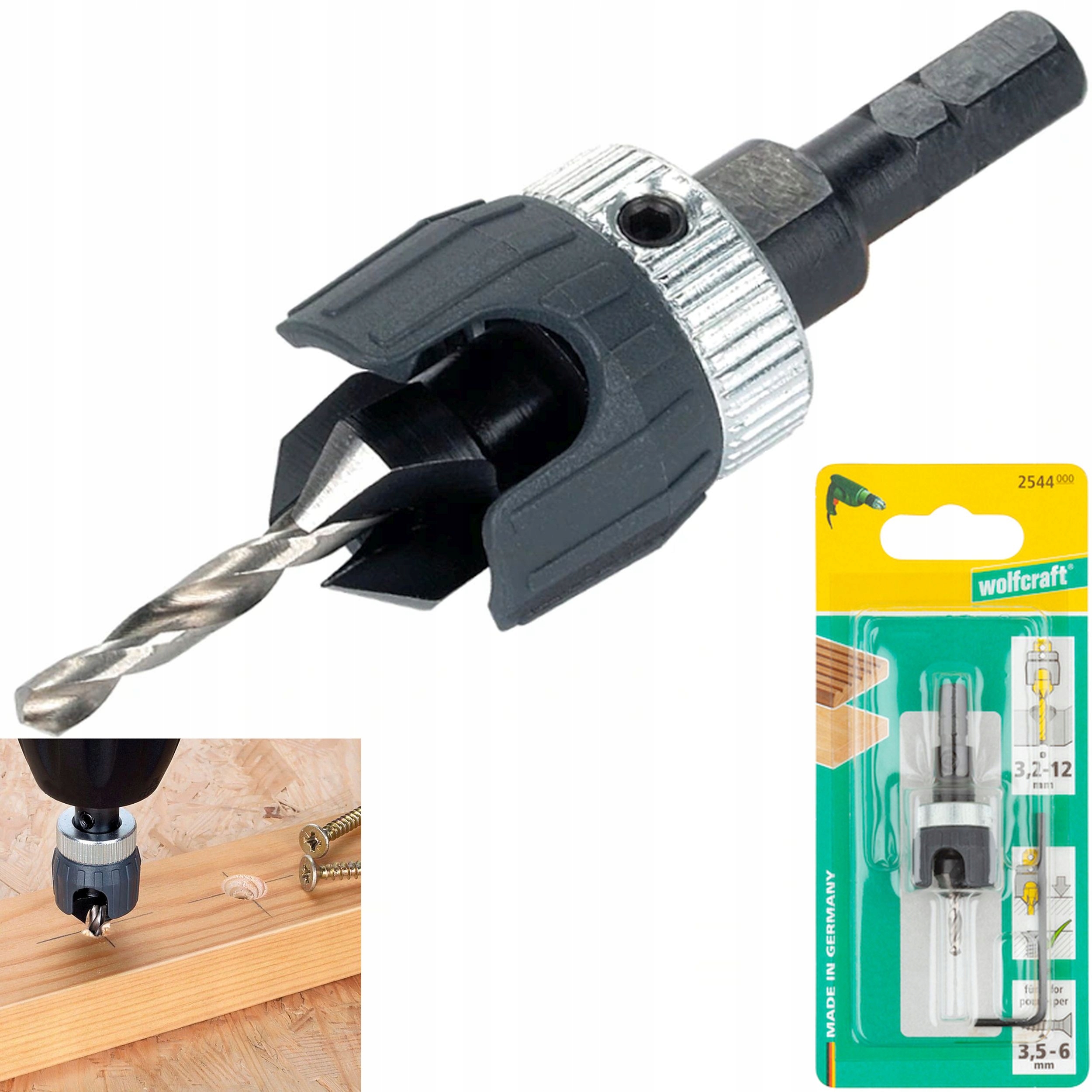 

Wolfcraft Nawiertak 3,2x12 ogranicznik 2544000