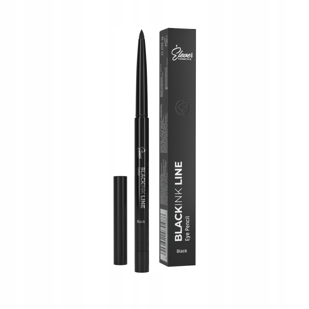 EleverCosmetics Blackink line Tužka na oči voděodolná pro oční linky Černá