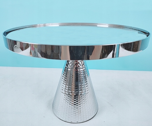 ZESTAW PATER NA CIASTA BABECZKI SILVER BC3390 Kolor odcienie szarości i srebra