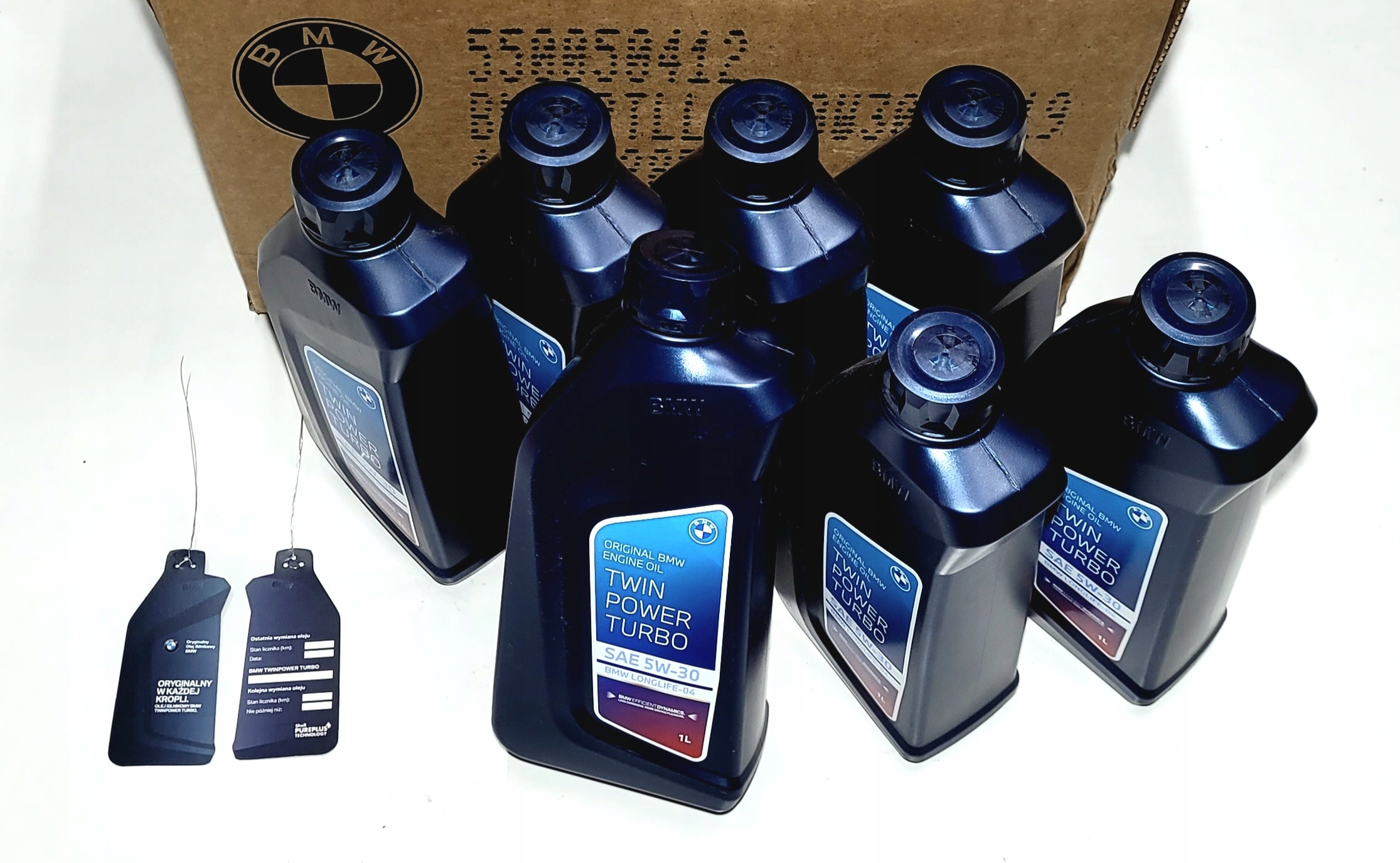 7x ORYGINALNY OLEJ BMW TWIN POWER TURBO 5W30 LL-04