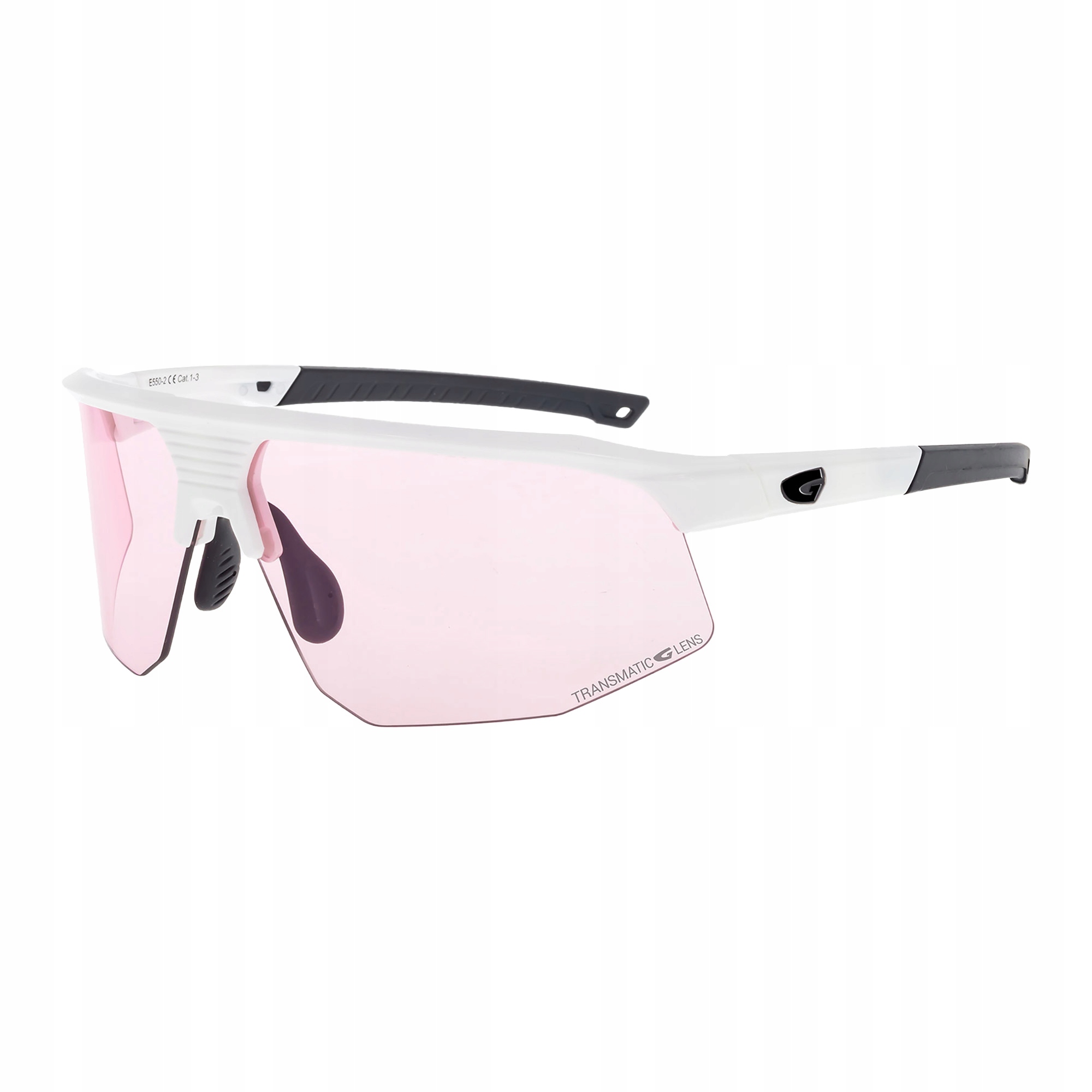 Okulary przeciwsłoneczne Gog Kilo white/black/pink smoke Os