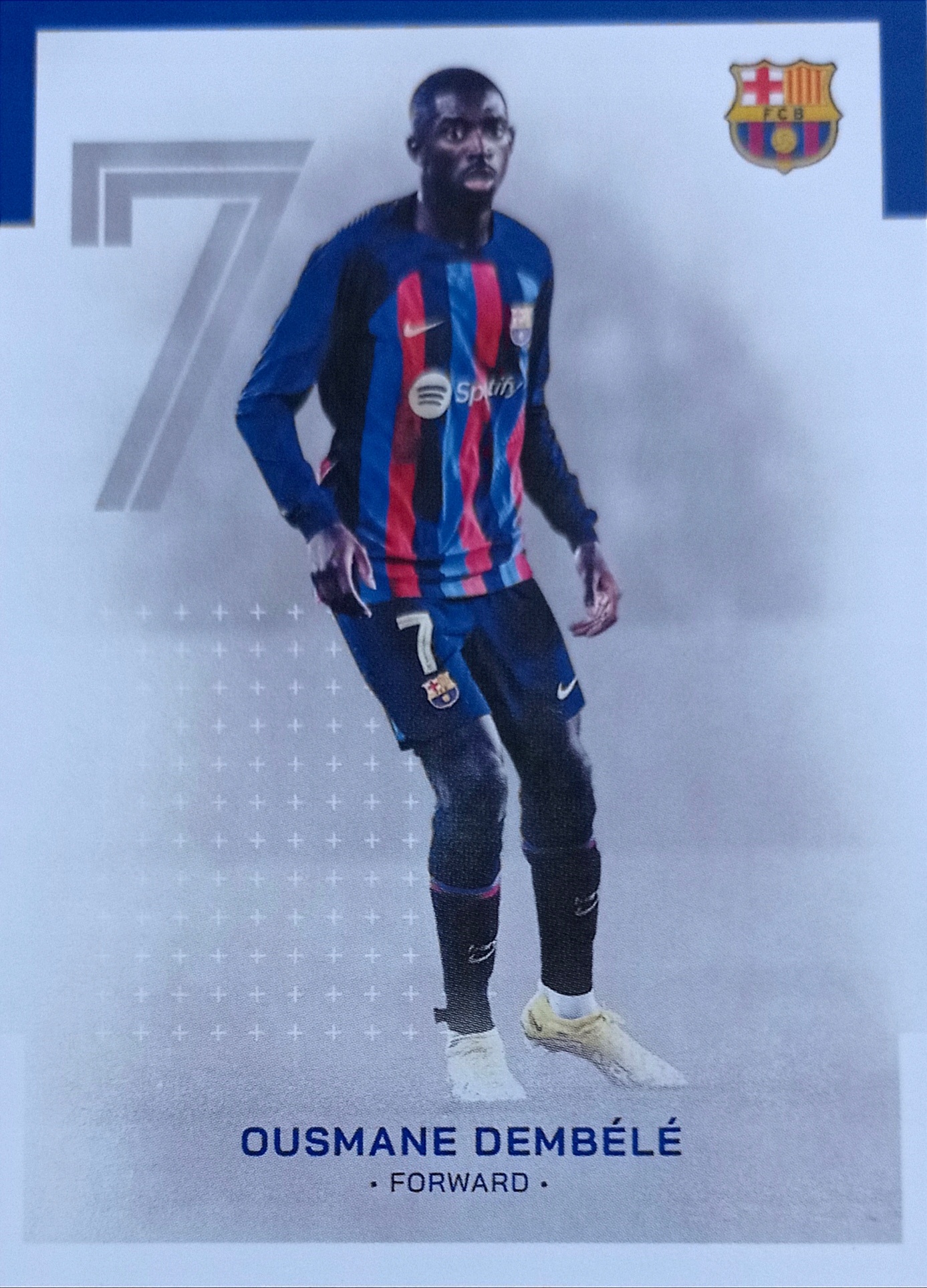 TOPPS BARCELONA TEAM SET 2022/23 4 OUSMANE DEMBELE
