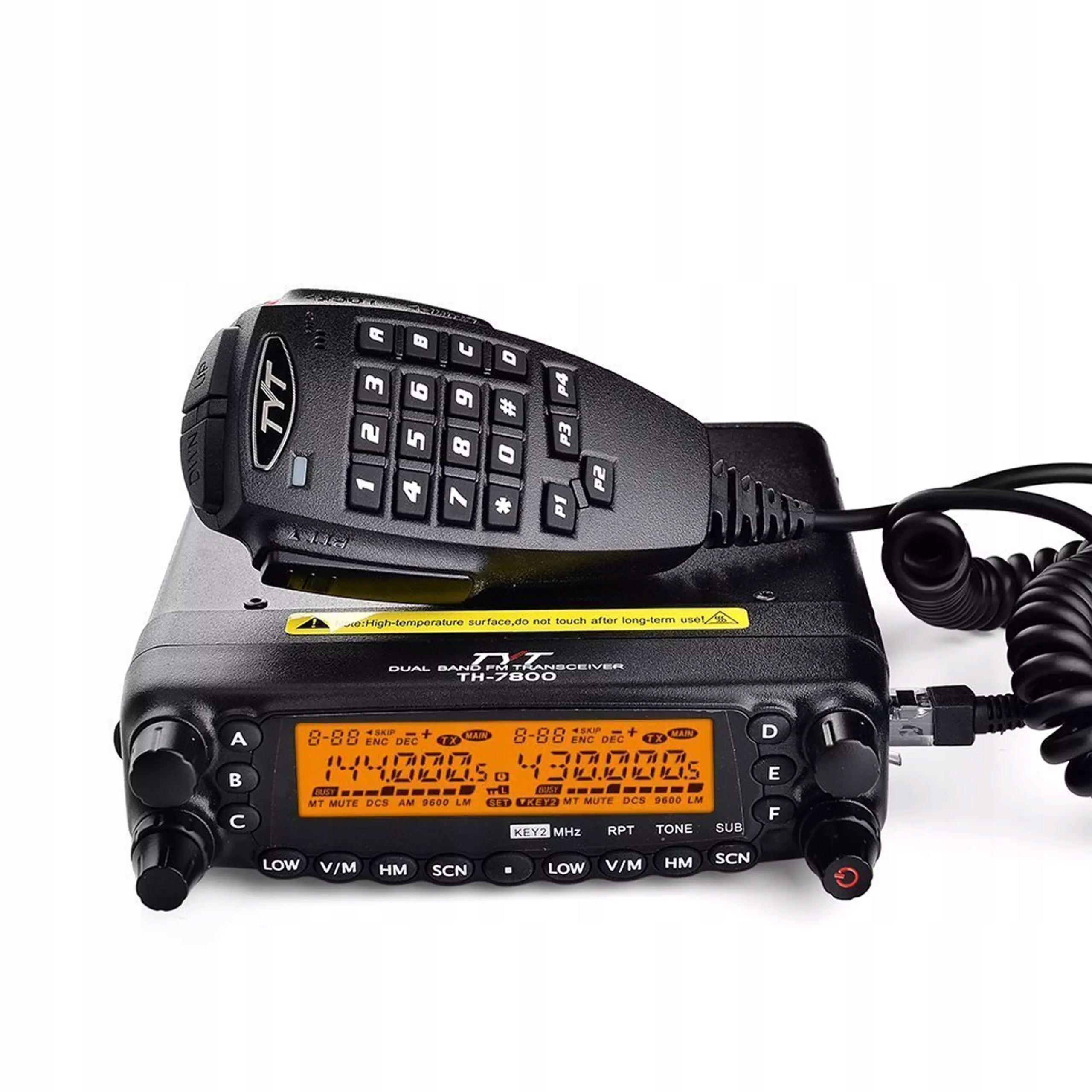 TYT TH-7800 144/430mhz 50W airband автомобильный радиоприемник