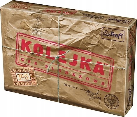 GRA PLANSZOWA TOWARZYSKA KOLEJKA SKLEPY CZASY PRL Kod producenta 01228