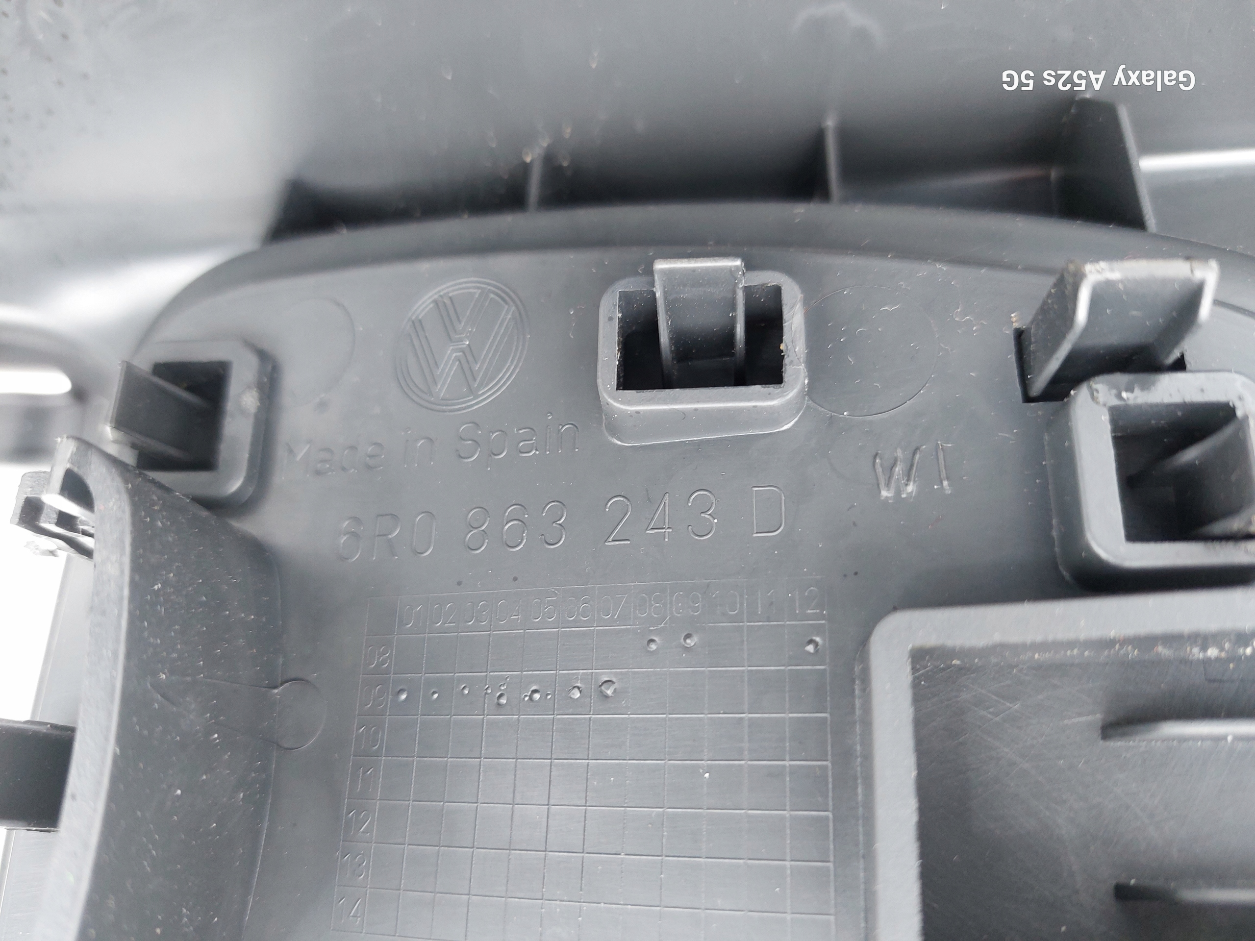 тунель середина aux vw Polo V 6R европа