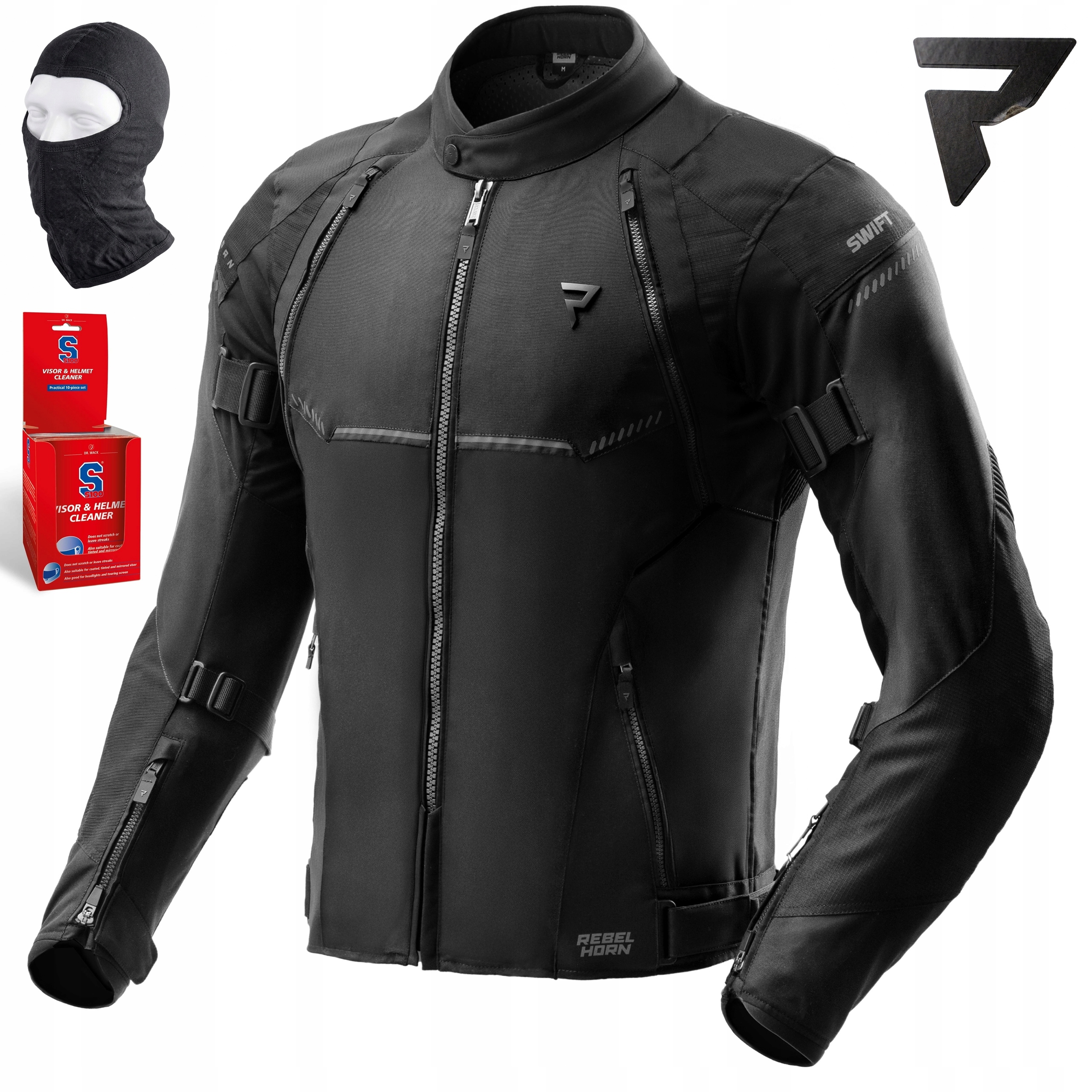 Motocyklová bunda Rebelhorn Swift 3v1 membrána Level 2 celoročná