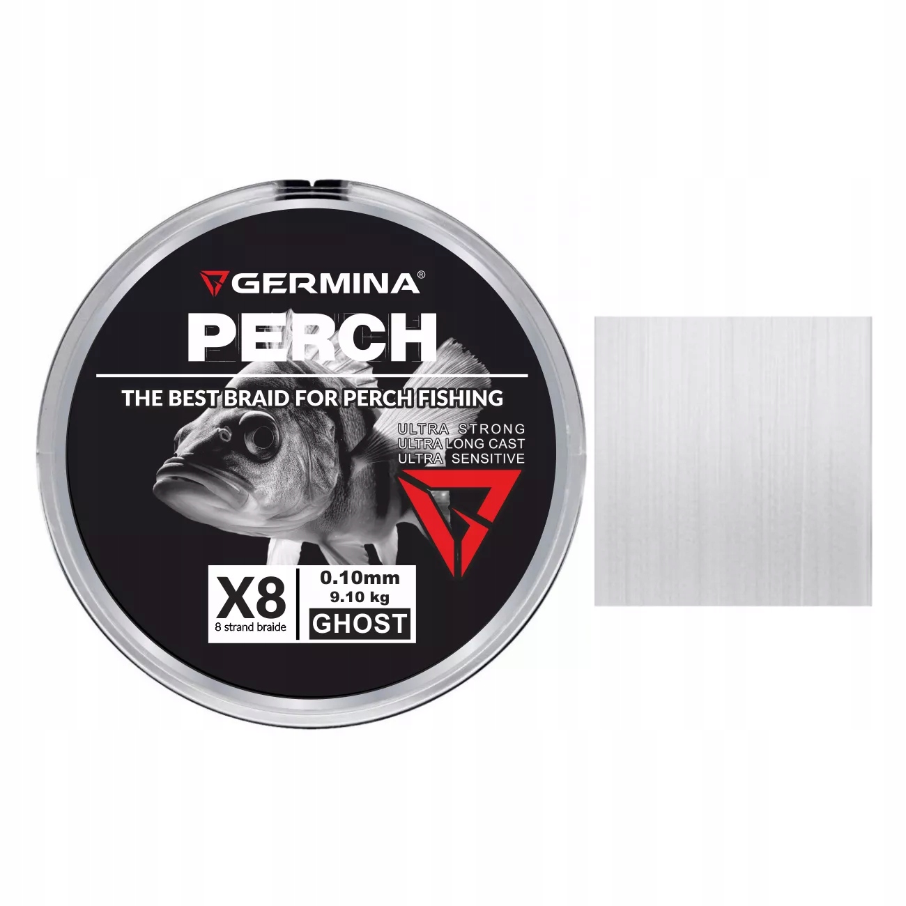 Plecionka 0,10mm/9,10kg 150m Germina Perch Spinn X8