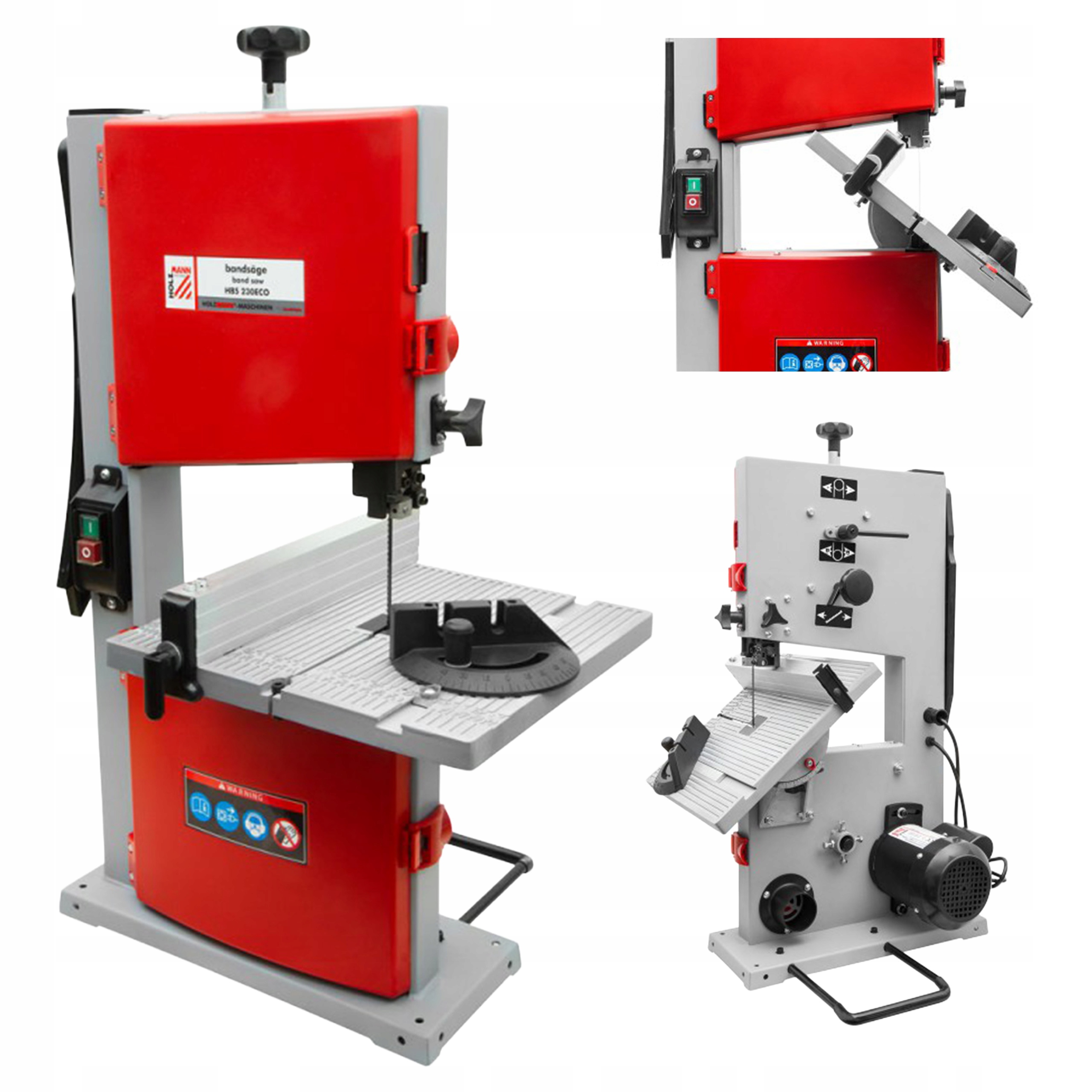 Pásová pila na dřevo malá kompaktní 350 W 230 mm stolní