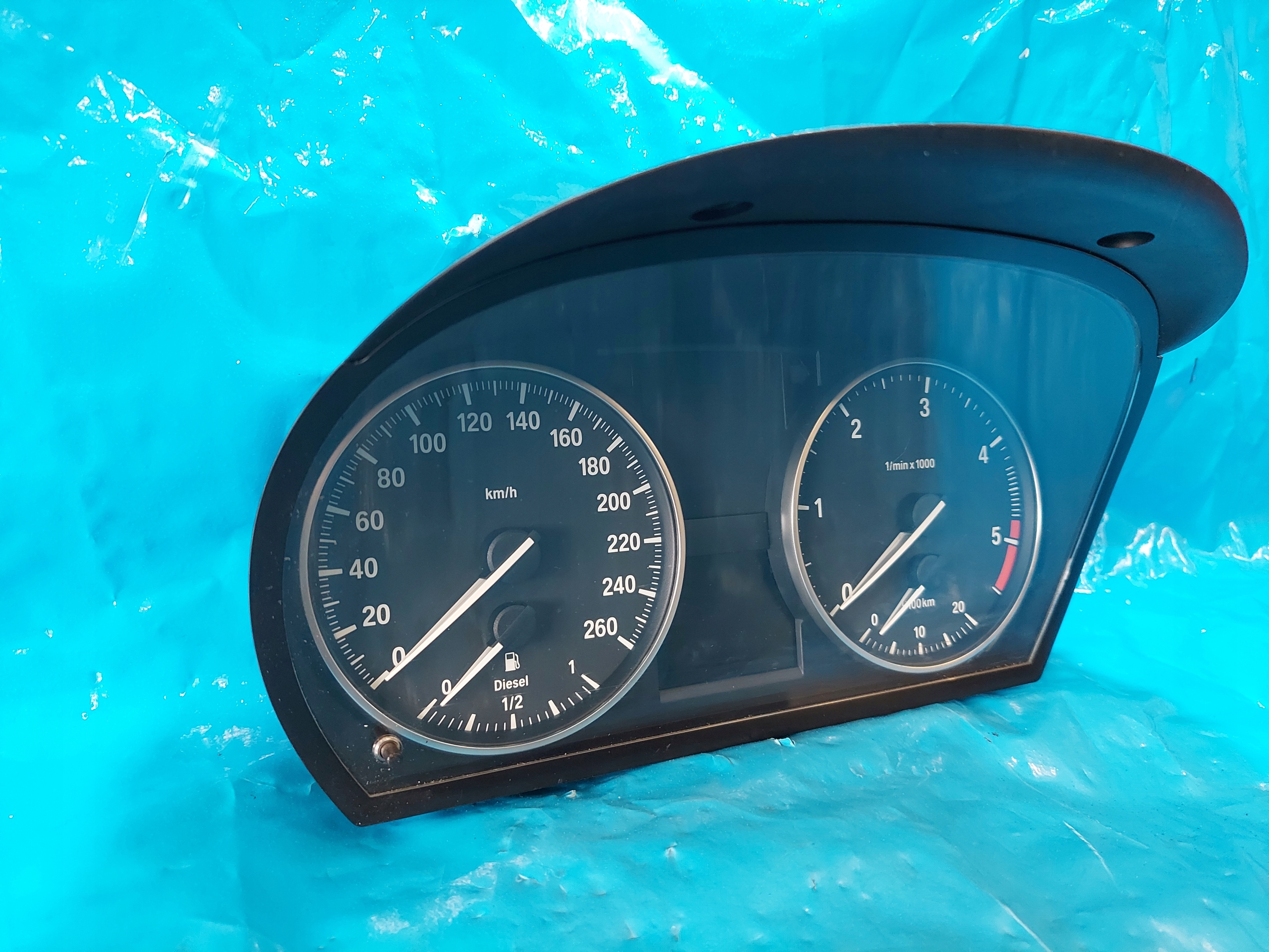 dials clock BMW 3 E90 2.0 TD 916684602