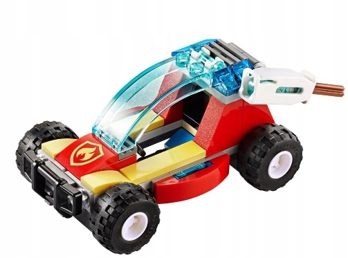 LEGO POJAZD QUAD AUTO WÓZ STRAŻACKI ARMATKA WODNA POCISKI, NOWY