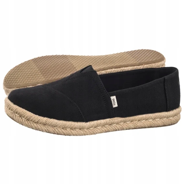 Dámské boty Espadrilky Toms Alpargata Rope 2.0 Black 10020687 Černé