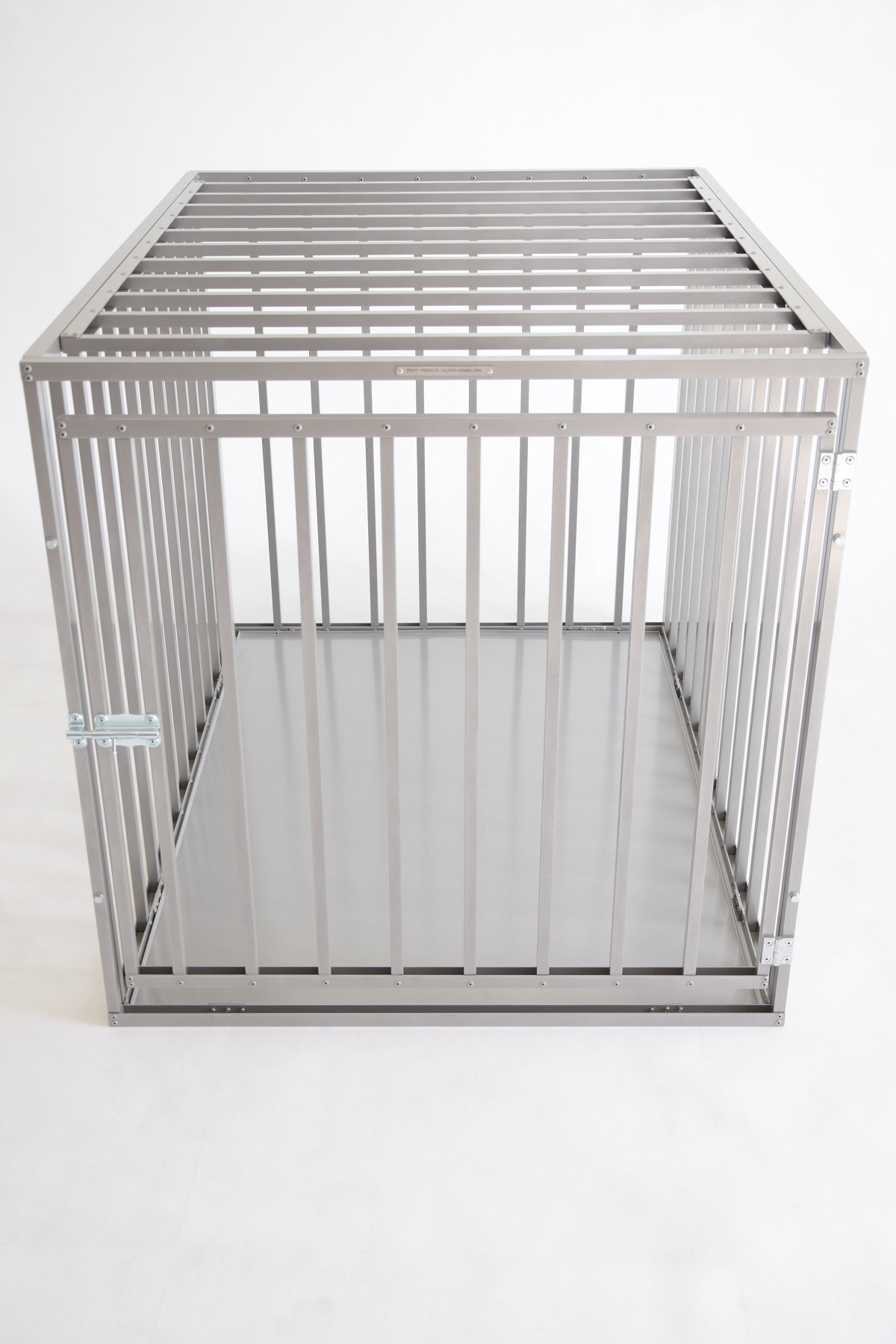 Levně Novinka! Kennelová klec pro psa hliníková, pevná kotec 3XL 118x88x90