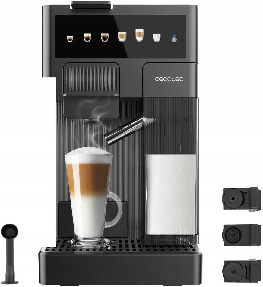ekspres do kawy Cecotec FreeStyle Latte 1350 W czarny 20 bar kapsułki