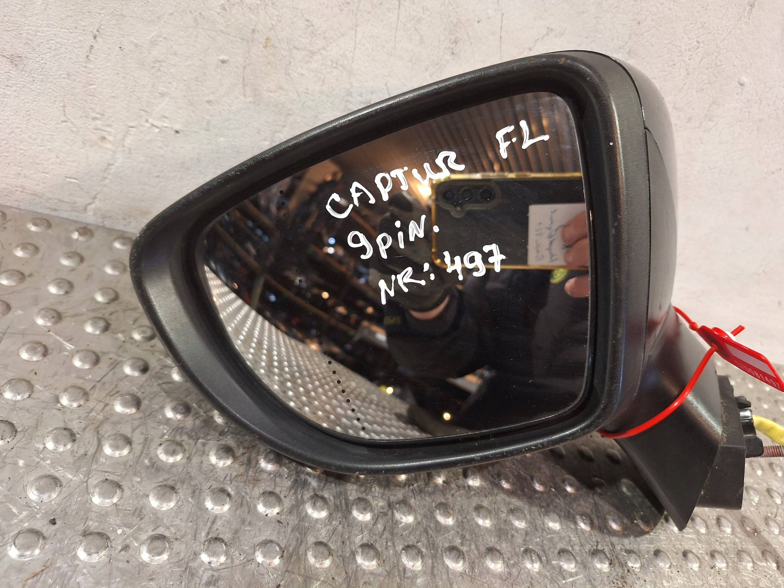 mirror exterior left 9 PIN RENAULT CAPTUR and LIFT 16