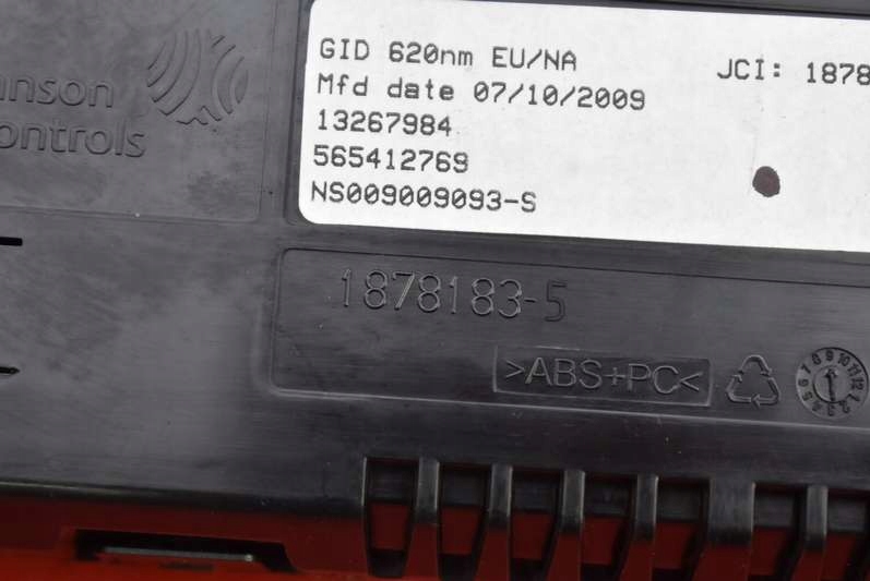 display RADIA 13267984 OPEL ASTRA 4 IV J 09-12