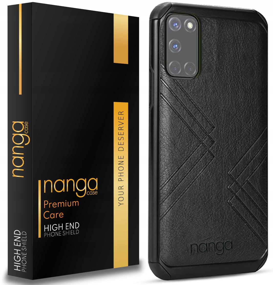 

Etui Ze Skóry Pancerne Biznes Do Oppo A52 Czarny