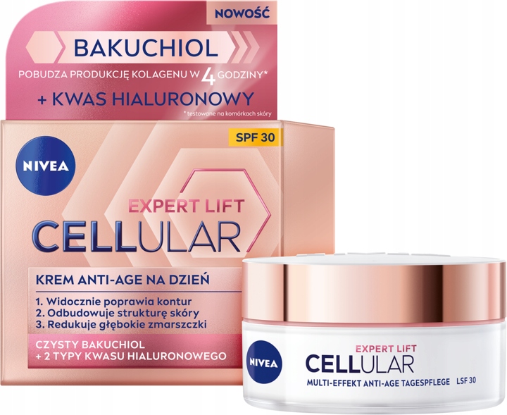 Nivea Cellular Expert Lift Denní Krém Proti Stárnutí Pleti Spf 30 50 ML