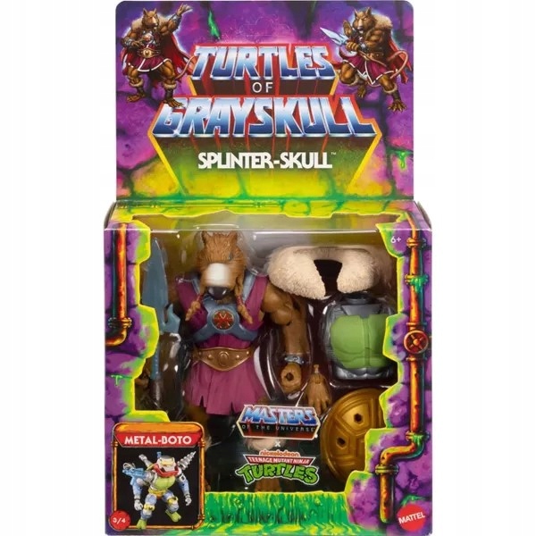 Figurka Mattel Masters of the Universe Turtles of Grayskull Splinter-Skull
