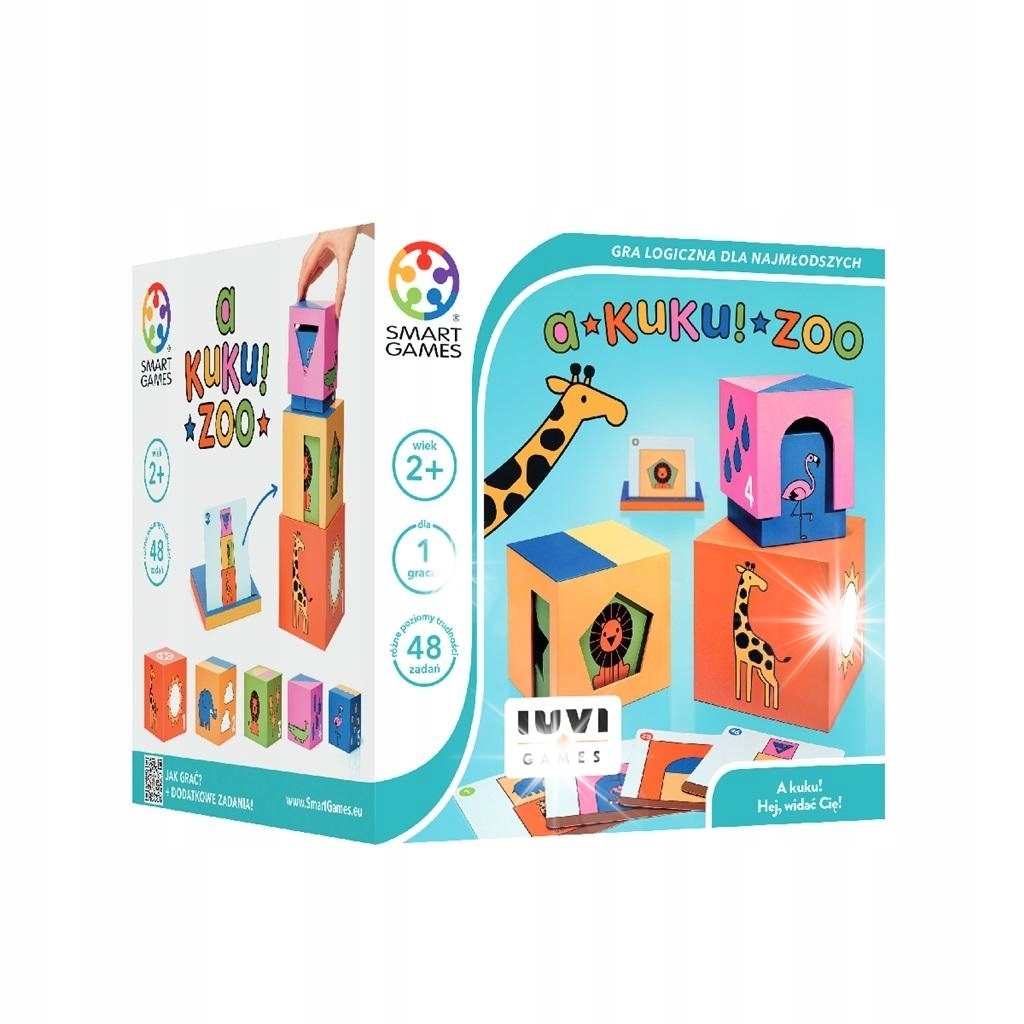 SMART GAMES A KUKU! ZOO (PL) GRA LOGICZNA IUVI GAMES DLA DZIECI 2+