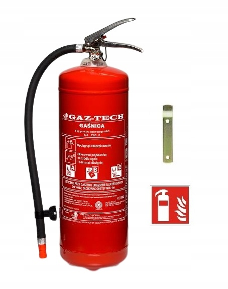 

Gaśnica proszkowa GP-6 X Abc Gaz Tech Znak