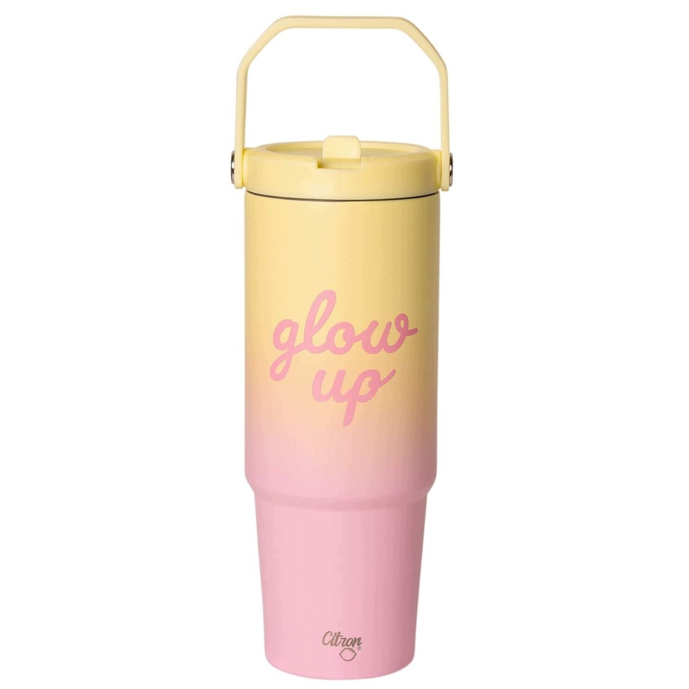 Termohrnček s držadlom 900 ml Glow Up Pink Yellow Viacfarebný Citron