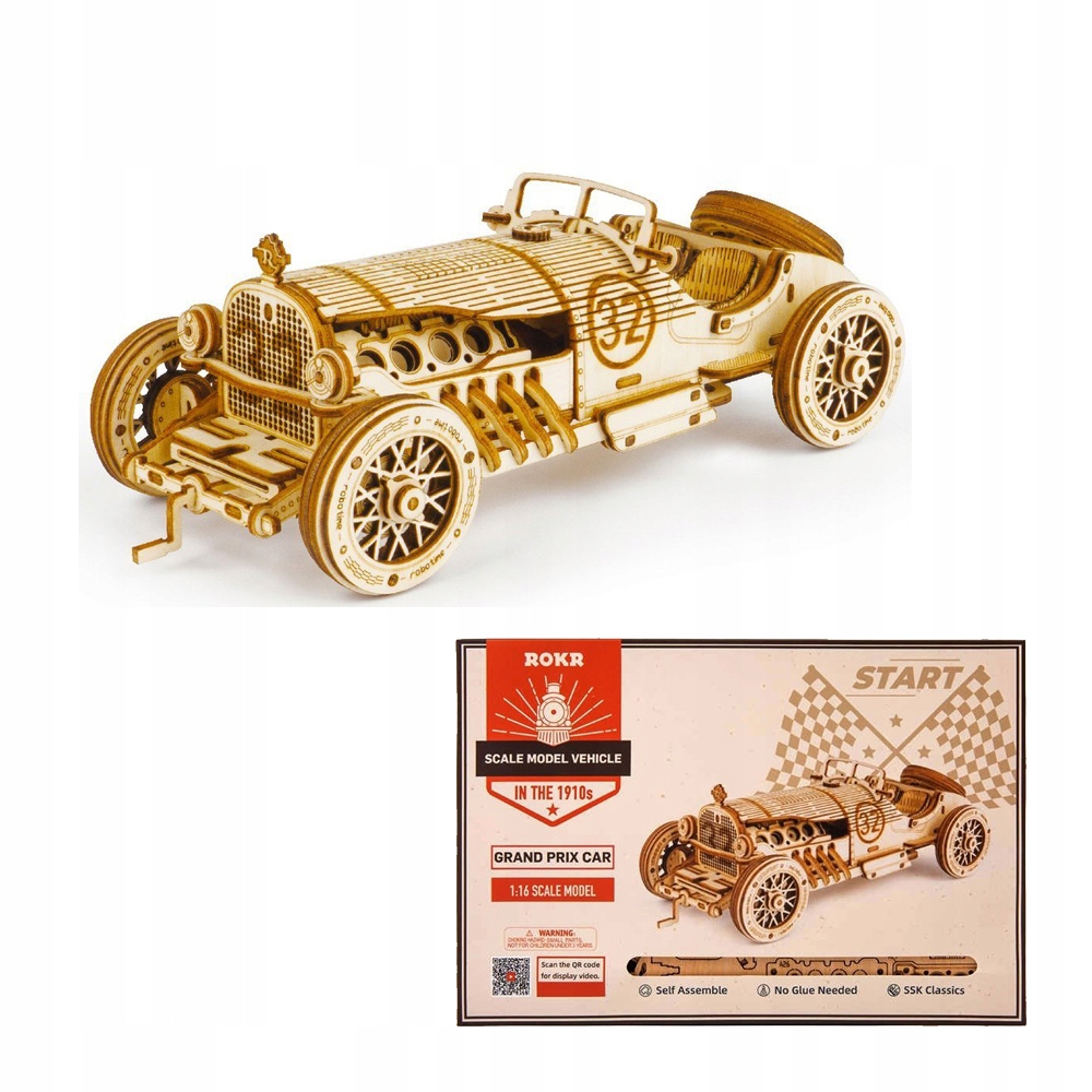 

Robotime Drewniane Puzzle 3D Dzień Dziecka