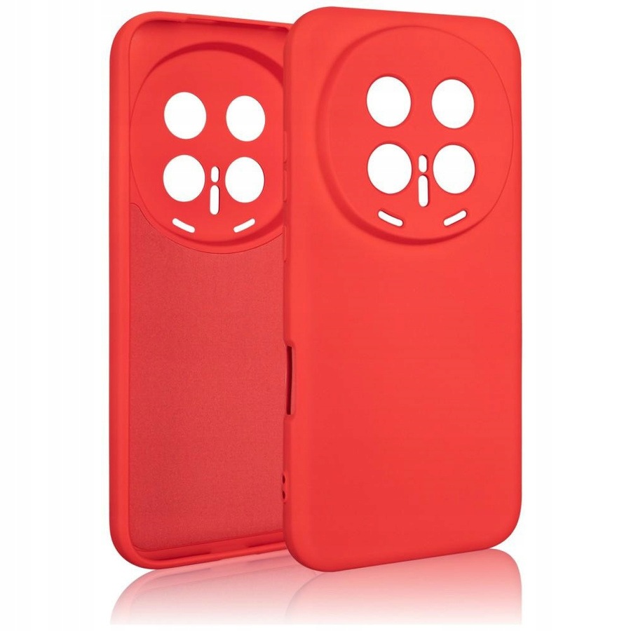 Etui Beline Silicone Honor Magic 8 Pro czerwony