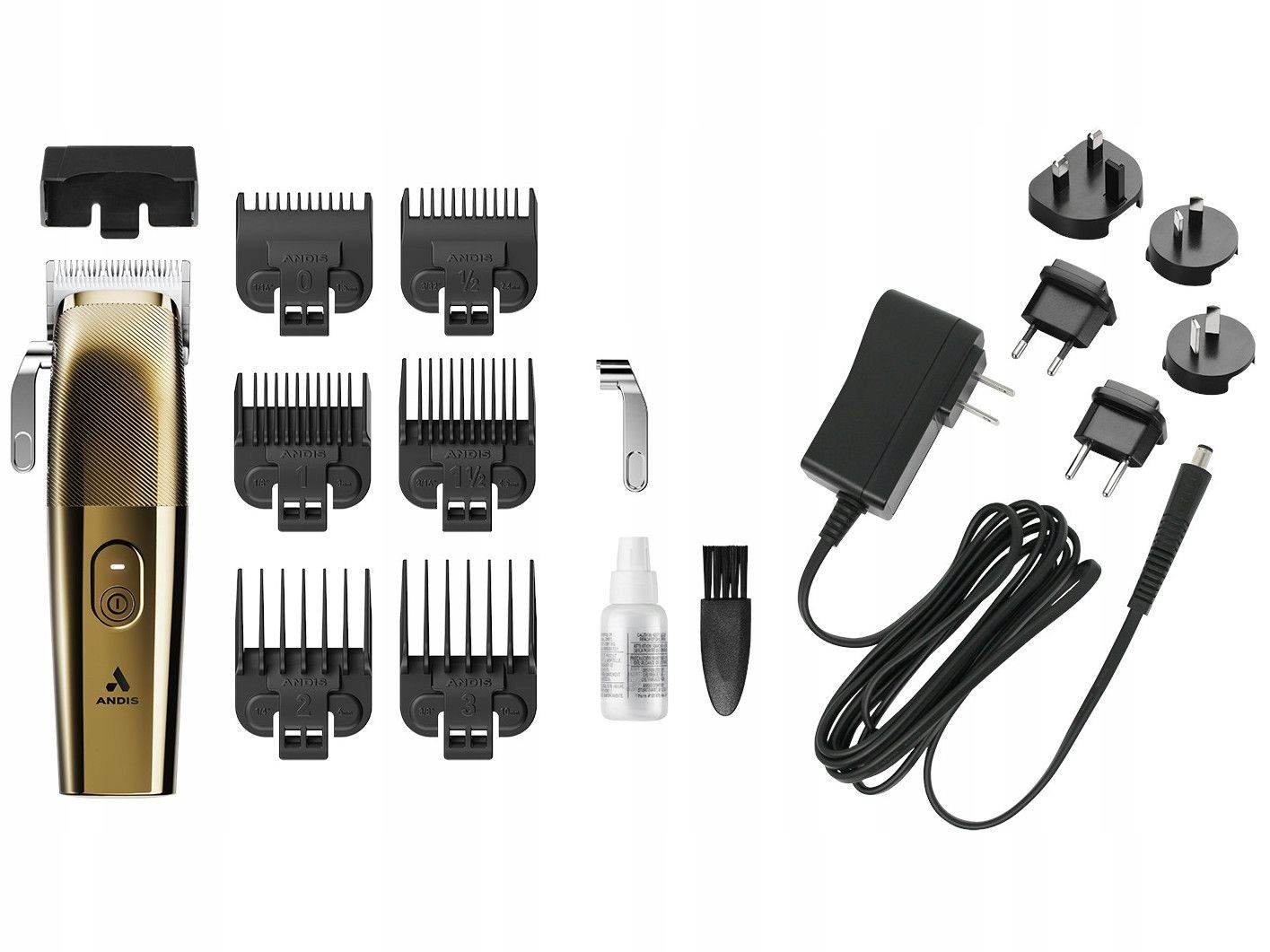 Andis Envy II Gold Bezprzewodowa Maszynka do Włosów, Maszynka do Strzyżenia