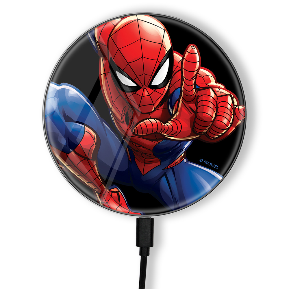 Ładowarka indukcyjna Spider Man Marvel produkt licencyjny