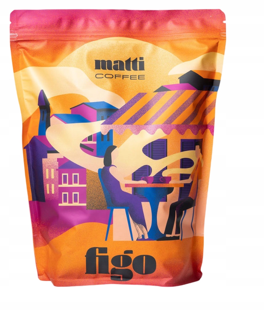 Levně Káva Matti Zrnková 1 Kg Brazílie Čerstvě Pražená Arabica Robusta Ekspres