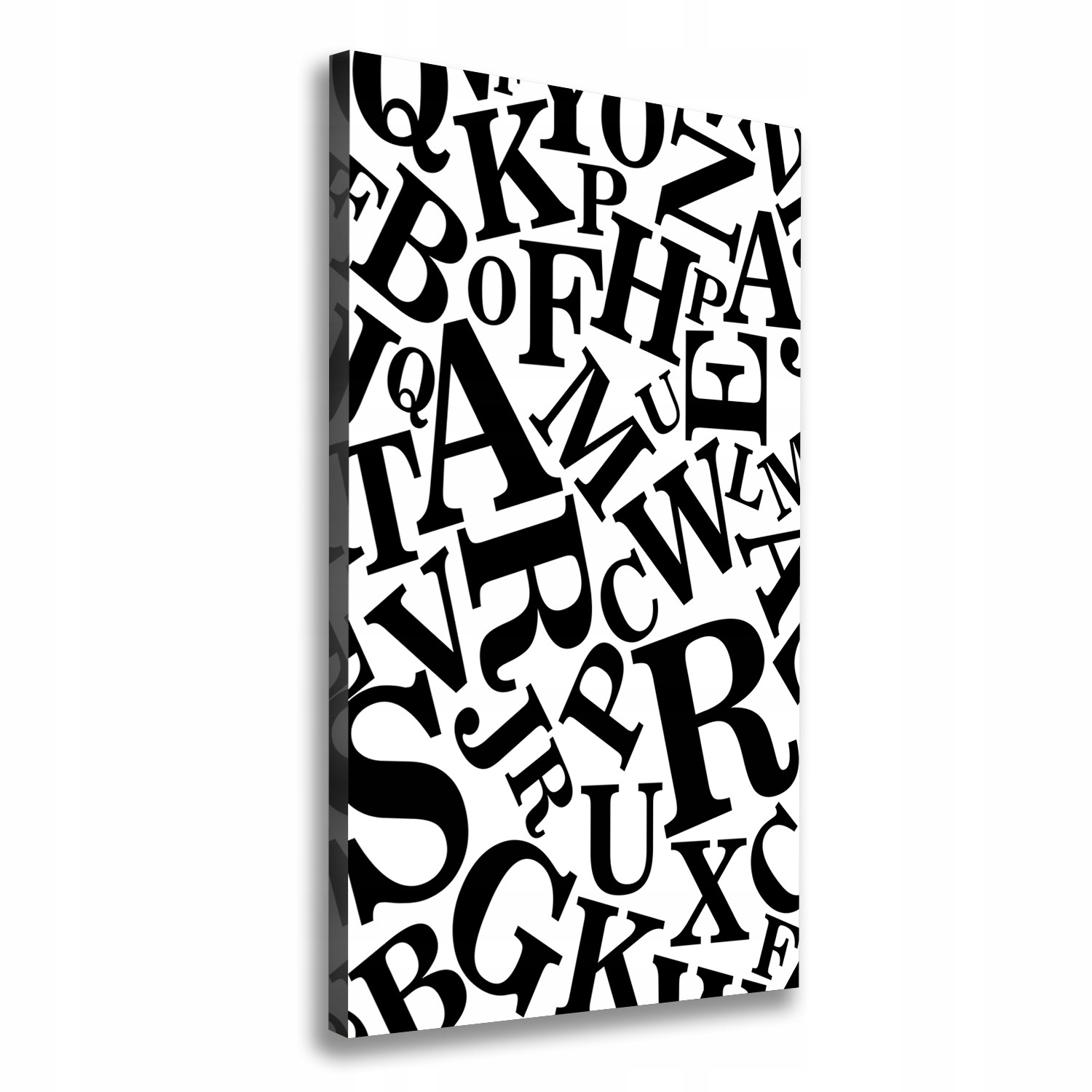 

Nowoczesny obraz canvas na ramie Alfabet 60x120 cm