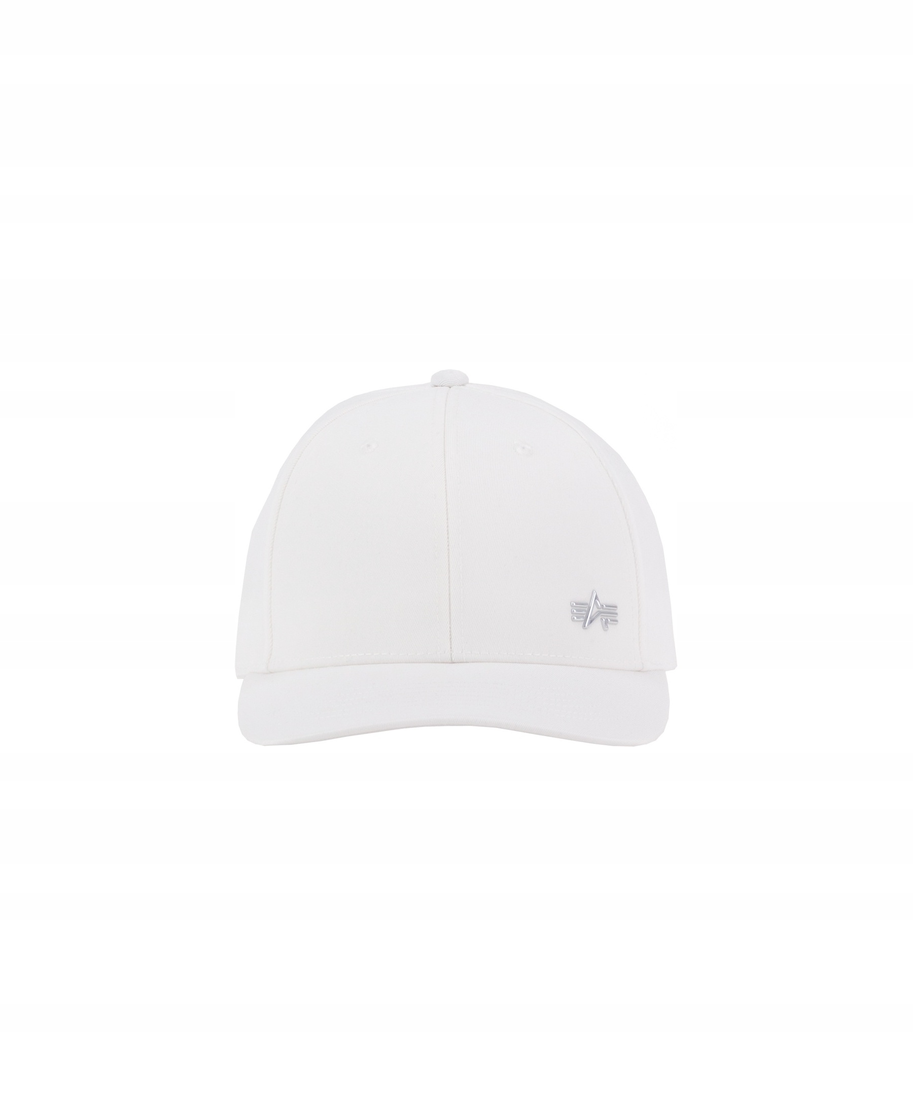 Kšiltovka Metal Label Cap bílo stříbrná